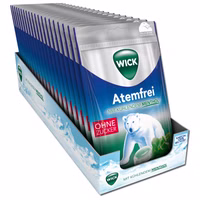Wick Atem Frei ohne Zucker 72g, Hals-Bonbon, 20 Beutel Wick Atem Frei ohne Zucker 72g, Hals-Bonbon, 20 Beutel Bild 1
