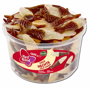 Red Band Cola Hechte, Fruchtgummi, 100 Stück Red Band Cola Hechte, Fruchtgummi, 100 Stück Bild 1