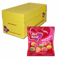 Red Band Weichgummi gezuckert, 500g Beutel, 12 Beutel Red Band Weichgummi gezuckert, 500g Beutel, 12 Beutel Bild 1