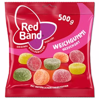 Red Band Weichgummi gezuckert, 500g Beutel, 12 Beutel Red Band Weichgummi gezuckert, 500g Beutel, 12 Beutel Bild 2