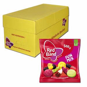 Red Band Fun Mix Fruchtgummi-Lakritz 500g Beutel 12 Stk Red Band Fun Mix Fruchtgummi-Lakritz 500g Beutel 12 Stk Bild 1