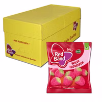 Red Band Wilde Erdbeeren Fruchtgummi 12 Beutel je 500g Red Band Wilde Erdbeeren Fruchtgummi 12 Beutel je 500g Bild 1