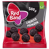 Red Band Lakritz Münzen, 12 Beutel je 500g Red Band Lakritz Münzen, 12 Beutel je 500g Bild 2