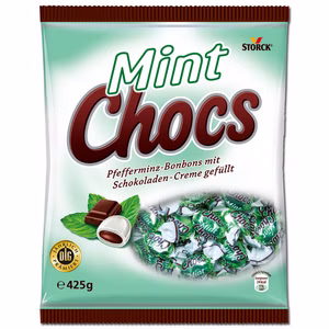 Storck Mint Chocs Pfefferminz Bonbons 425g Beutel Bild 1