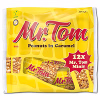 Mr. Tom Peanut Minis, Erdnussriegel, 200g Beutel Mr. Tom Peanut Minis, Erdnussriegel, 200g Beutel Bild 2