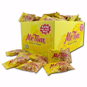 Mr.Tom Peanut Minis, Erdnusriegel, 140 Stück Bild 1