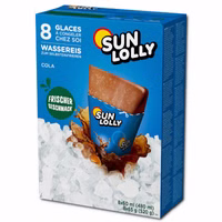 Sun Lolly Cola, Wassereis, 8 Packungen Sun Lolly Cola, Wassereis, 8 Packungen Bild 1