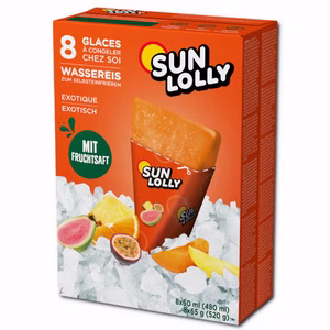 Sun Lolly Exotic, Wassereis, 8 Packungen Bild 1