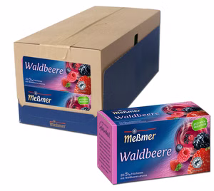 Meßmer Tee Waldbeere, 10 Packungen je 20 Teebeutel Meßmer Tee Waldbeere, 10 Packungen je 20 Teebeutel Bild 1