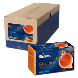Meßmer Tee Rooibos, 10 Packungen je 20 Teebeutel Meßmer Tee Rooibos, 10 Packungen je 20 Teebeutel Bild 1
