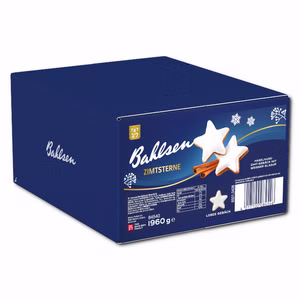 Bahlsen Zimtsterne, Weihnachts-Kekse, Gebäck 1,96 kg Bild 1