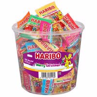 Haribo Christmas Minibeutel, Fruchtgummi 100 Beutel Haribo Christmas Minibeutel, Fruchtgummi 100 Beutel Bild 1