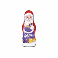 Milka Weihnachtsmann 15g, Schokolade, Hohl Figur 55 Stück Milka Weihnachtsmann 15g, Schokolade, Hohl Figur 55 Stück Bild 2