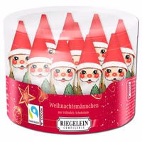 Riegelein Weihnachtsmann mit Mütze, Schokolade, 9 Stück Riegelein Weihnachtsmann mit Mütze, Schokolade, 9 Stück Bild 1
