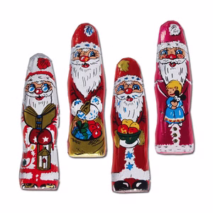 Storz Weihnachtsmännchen massiv, Schokolade, 140 Stück Storz Weihnachtsmännchen massiv, Schokolade, 140 Stück Bild 1