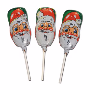 Storz Weihnachtsmann-Lolly, Lutscher, Schokolade 60 Stk Storz Weihnachtsmann-Lolly, Lutscher, Schokolade 60 Stk Bild 1