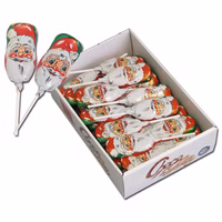 Storz Weihnachtsmann-Lolly, Lutscher, Schokolade 60 Stk Storz Weihnachtsmann-Lolly, Lutscher, Schokolade 60 Stk Bild 2
