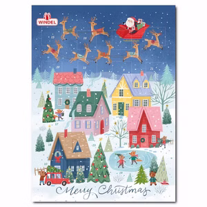 Windel Adventskalender 75g, Schokolade, 24 Stück Windel Adventskalender 75g, Schokolade, 24 Stück Bild 1