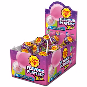 Chupa Chups XXL Playlist Lollipop und Kaugummi, 25 Stück Bild 1
