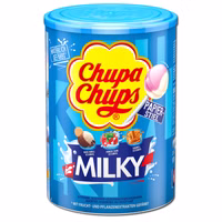 Chupa Chups Milky, Milch-Lutscher, 100 Stück Chupa Chups Milky, Milch-Lutscher, 100 Stück Bild 1