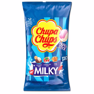 Chupa Chups Milky Nachfüllbeutel Smooth Creamy 120 Lutscher Bild 1