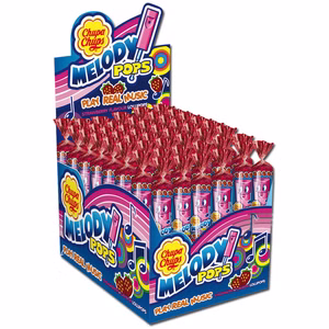 Chupa Chups Melody Pops Lutscher, Pfeifen, Lolly 48 Stk Bild 1