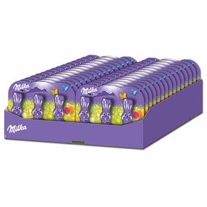 Milka Schmunzelhase Vollmilch 3er Pack, Osterhase, 30 Stück Milka Schmunzelhase Vollmilch 3er Pack, Osterhase, 30 Stück Bild 1