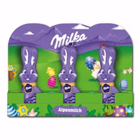 Milka Schmunzelhase Vollmilch 3er Pack, Osterhase, 30 Stück Milka Schmunzelhase Vollmilch 3er Pack, Osterhase, 30 Stück Bild 2