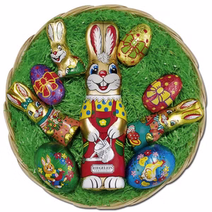 Riegelein Oster-Körbchen 200g, Schokoladen-Nest Riegelein Oster-Körbchen 200g, Schokoladen-Nest Bild 1