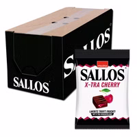 Sallos X-tra Cherry, Kirsche, Lakritz, 15 Beutel je 150g Sallos X-tra Cherry, Kirsche, Lakritz, 15 Beutel je 150g Bild 1