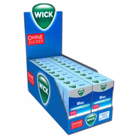 Wick Blau Halsbonbon ohne Zucker 20 Packungen je 46g Wick Blau Halsbonbon ohne Zucker 20 Packungen je 46g Bild 1