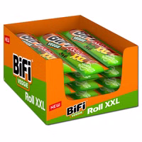Bifi Veggie Roll XXL, Snack, Salami-Style, Weizen-Gebäck, 12 Stück Bifi Veggie Roll XXL, Snack, Salami-Style, Weizen-Gebäck, 12 Stück Bild 1