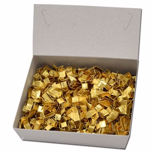 Verschluß Clipse gold, Beutelverschlüsse, 1000 Stück Bild 1
