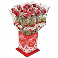 Günthart Marzipan Rose rot, Geschenkartikel, 20 Stück Günthart Marzipan Rose rot, Geschenkartikel, 20 Stück Bild 1
