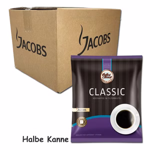 Jacobs Kaffee halbe Kanne, Coffeemat, 55 Beutel Jacobs Kaffee halbe Kanne, Coffeemat, 55 Beutel Bild 1