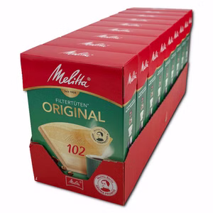 Melitta Filtertüten Original 102 braun, 9 Packungen je 80 Stück Melitta Filtertüten Original 102 braun, 9 Packungen je 80 Stück Bild 1