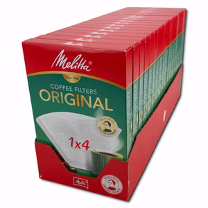 Melitta Filtertüten 1x4 weiß, 18 Packungen je 40 Stück Melitta Filtertüten 1x4 weiß, 18 Packungen je 40 Stück Bild 1