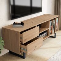 Lowboard FineBuy Fernsehkommode 150 cm TV Schrank Regal Fernsehschrank Modern – Ansicht 4
