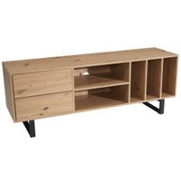 Lowboard FineBuy Fernsehkommode 150 cm TV Schrank Regal Fernsehschrank Modern – Ansicht 6
