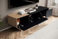 Lowboard FineBuy TV Schrank 150 cm Fernsehtisch Fernsehschrank Türen Schublade – Ansicht 4