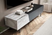 Lowboard FineBuy TV Schrank 150 cm Fernsehtisch Fernsehschrank Türen Schublade – Ansicht 5