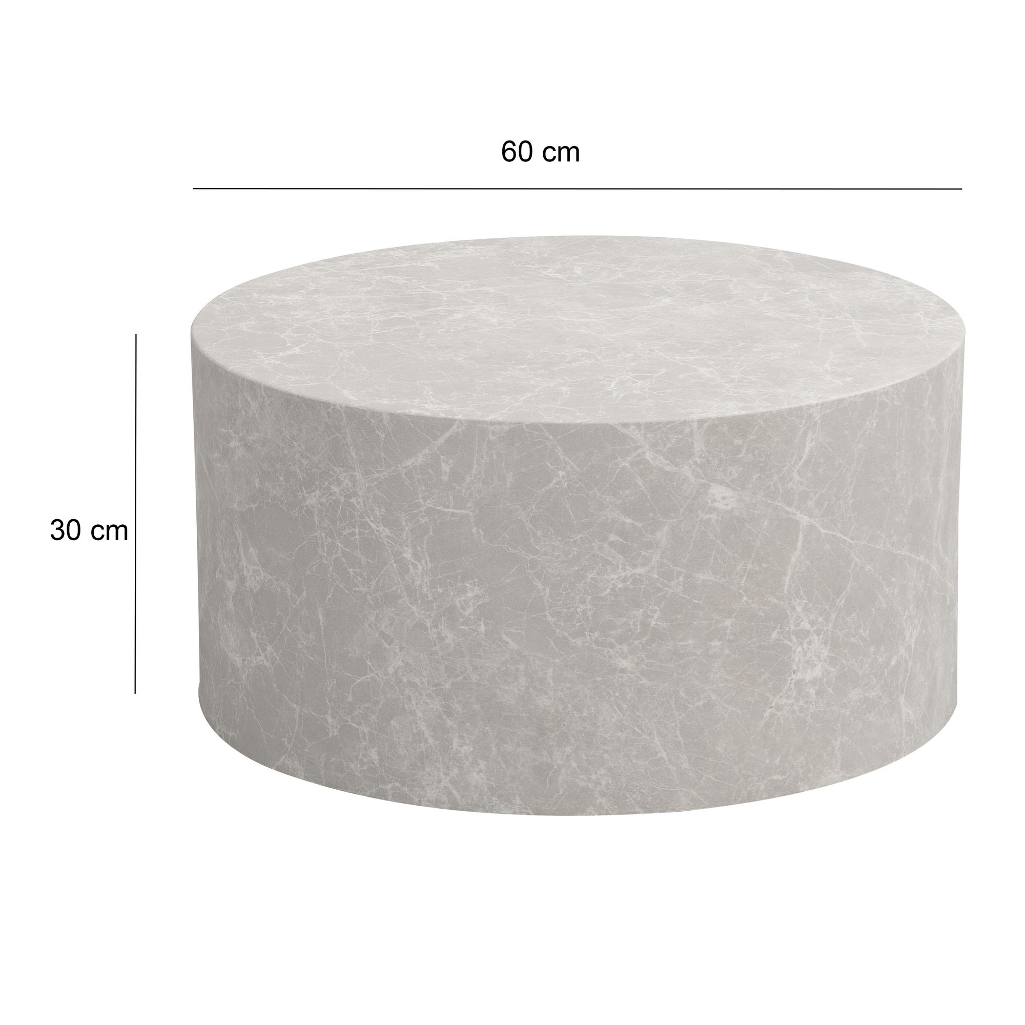 FineBuy Couchtisch MONOBLOC Rund 60 cm – Moderner Wohnzimmertisch in elegantem Design – runder Sofatisch, Loungetisch für Wohnzimmer | Farbe: Schwarz FineBuy Couchtisch MONOBLOC Rund 60 cm – Moderner Wohnzimmertisch in elegantem Design – runder Sofatisch, Loungetisch für Wohnzimmer | Farbe: Schwarz