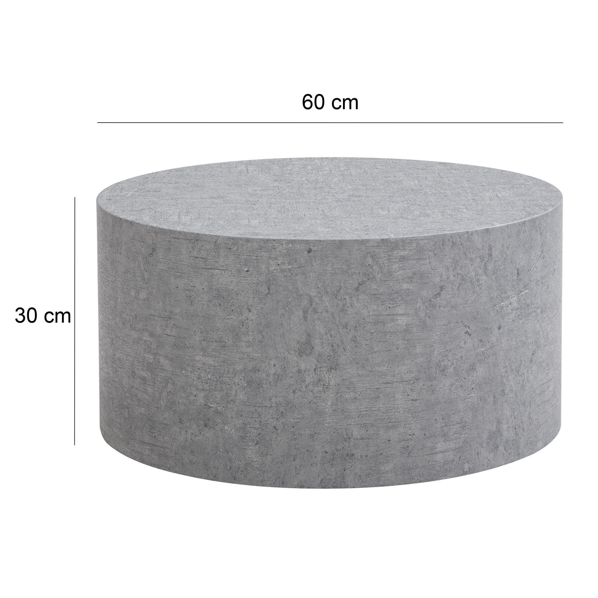 FineBuy Couchtisch MONOBLOC Rund 60 cm – Moderner Wohnzimmertisch in elegantem Design – runder Sofatisch, Loungetisch für Wohnzimmer | Farbe: Schwarz FineBuy Couchtisch MONOBLOC Rund 60 cm – Moderner Wohnzimmertisch in elegantem Design – runder Sofatisch, Loungetisch für Wohnzimmer | Farbe: Schwarz