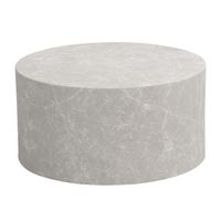 Couchtisch FineBuy Sofatisch MONOBLOC 60 cm Wohnzimmertisch Rund Loungetisch – Ansicht 6