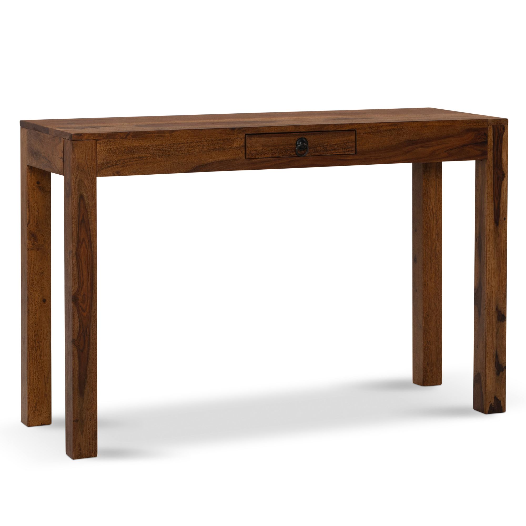 Schreibtisch FineBuy Bürotisch 118 cm Sheesham Massivholz Laptoptisch Schublade – Ansicht 6