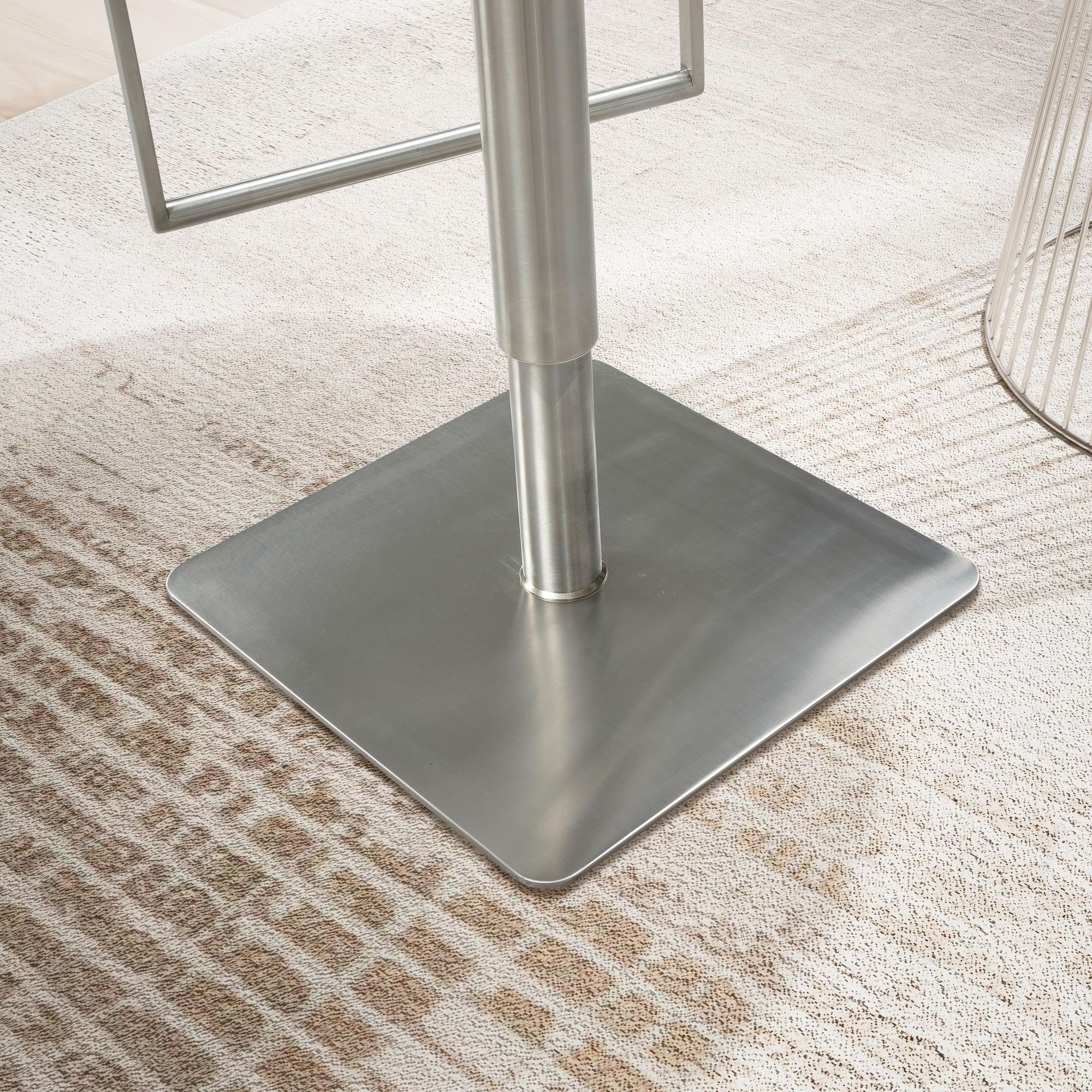 Barhocker FineBuy Barstuhl Schwarz Kunstleder Edelstahl Tresenhocker Modern – Ansicht 5
