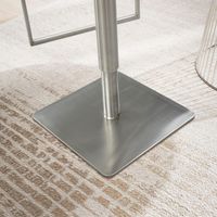 Barhocker FineBuy Barstuhl Schwarz Kunstleder Edelstahl Tresenhocker Modern – Ansicht 5