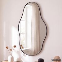 Design Wandspiegel FineBuy in organischer Form 40x80 cm Spiegel Flur Garderobe – Ansicht 1