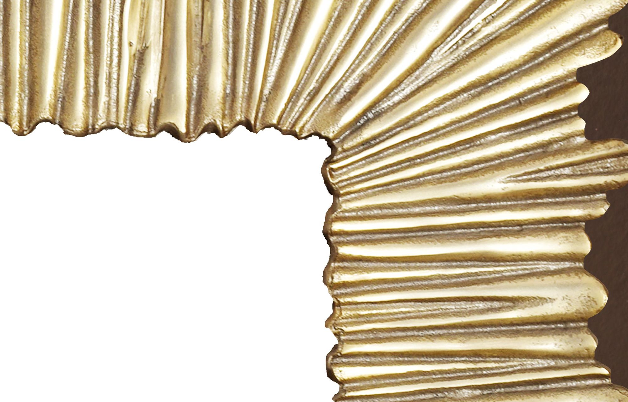 Wandspiegel FineBuy Flurspiegel Quadratisch 75 cm Spiegel Gold Hängespiegel – Ansicht 5