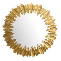 Wandspiegel FineBuy Flurspiegel Federn Metall 68 cm Spiegel Flur Hängespiegel – Ansicht 6